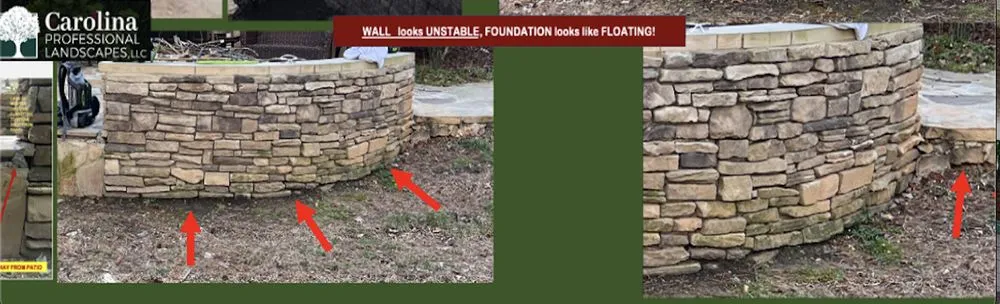 Custom garden landscaping in Raleigh, NC by Carolina Professional Landscapes