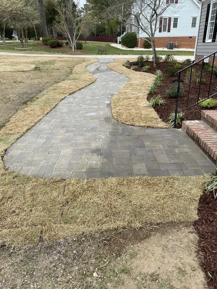 Custom yard maintenance with custom design in Raleigh, NC by Carolina Professional Landscapes