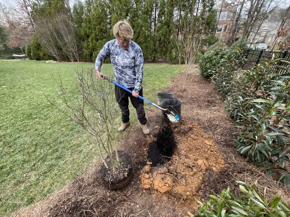 Custom yard cleanup service for outdoor upgrades in Waxhaw, NC by Carolina Terrain