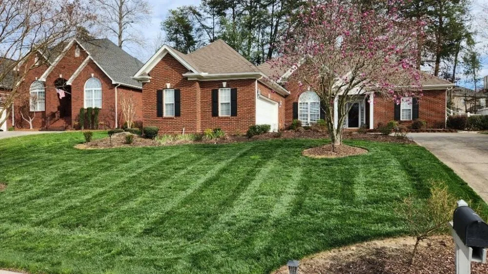 Custom lawn mowing service in Indian Trail, NC by Carolina's Landscaping