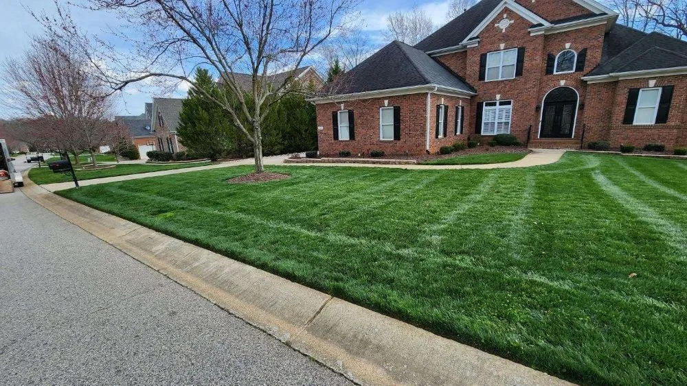 Local lawn mowing service for outdoor upgrades in Indian Trail, NC by Carolina's Landscaping