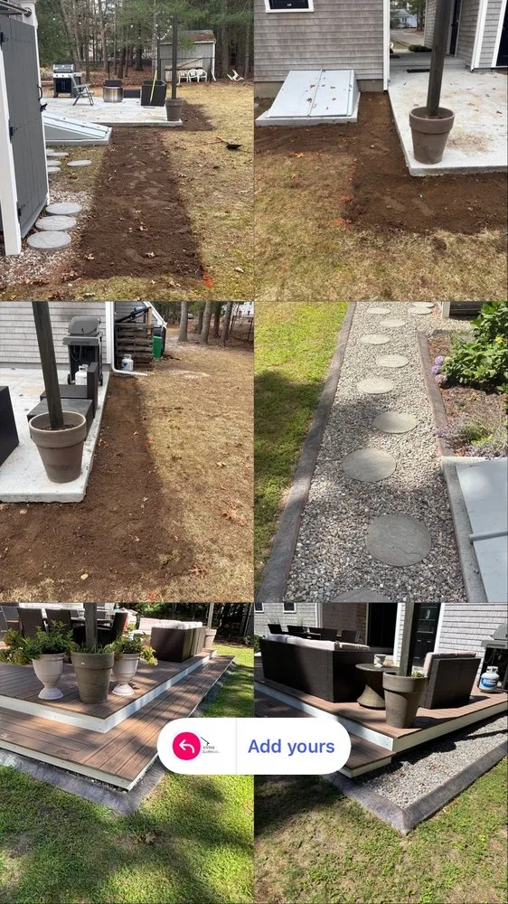 Local lawn mowing service for year-round maintenance across East Falmouth, MA - Carpenter Concrete Curbing