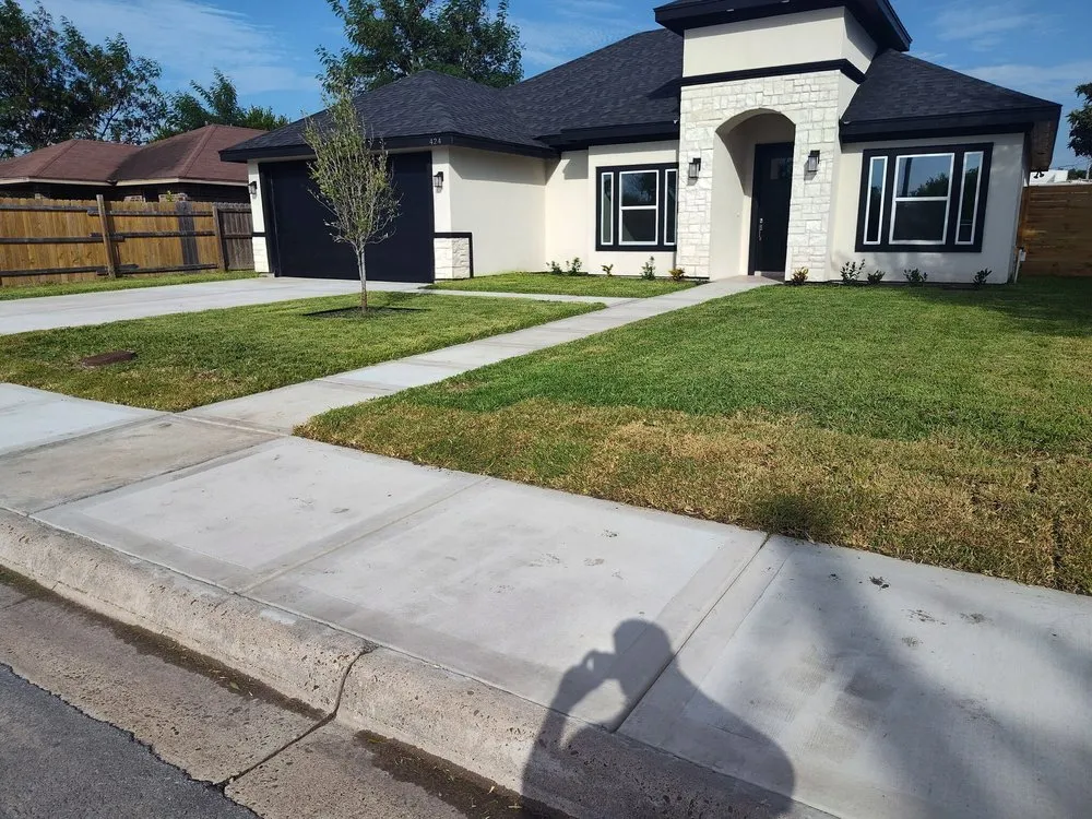 Expert landscape installation in Edinburg, TX by Carranza's Landscaping Services