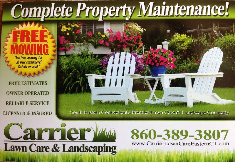 Local yard maintenance for beautiful yards in Groton, CT by Carrier Lawn Care & Landscaping
