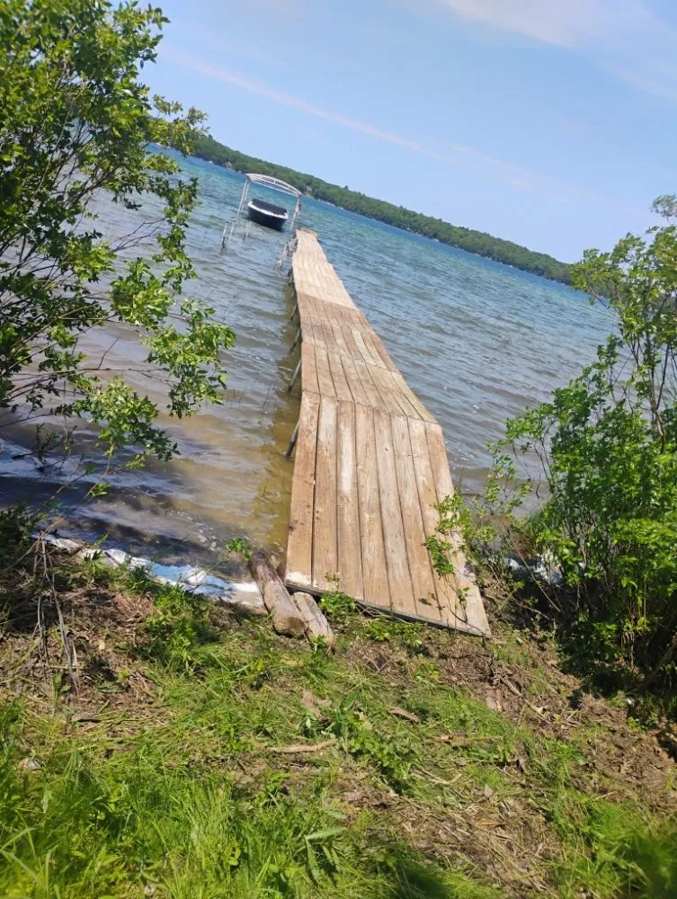 Custom yard cleanup service in Beulah, MI by Carrier's Outdoor Maintenance