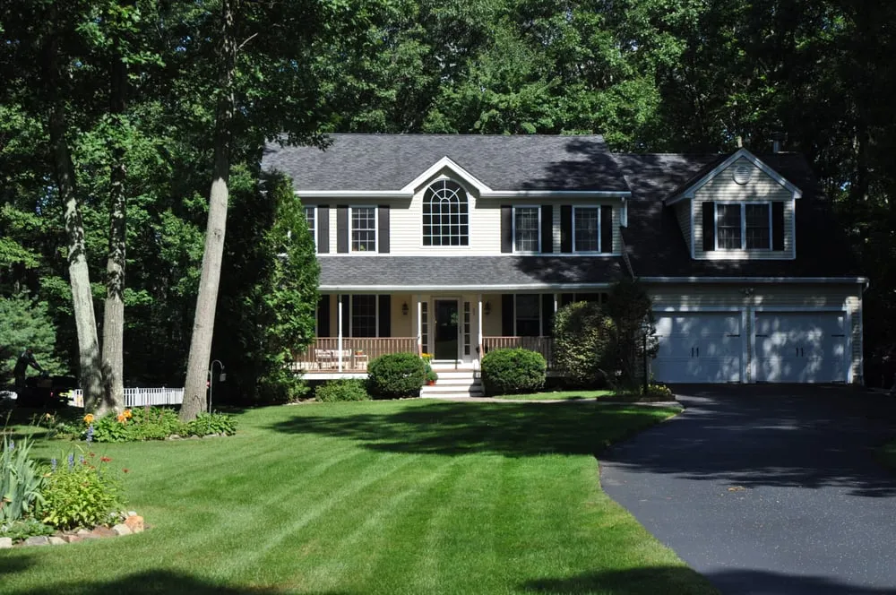 Custom garden landscaping in Acton, MA by Carrier's Turf Pros Lawn Care