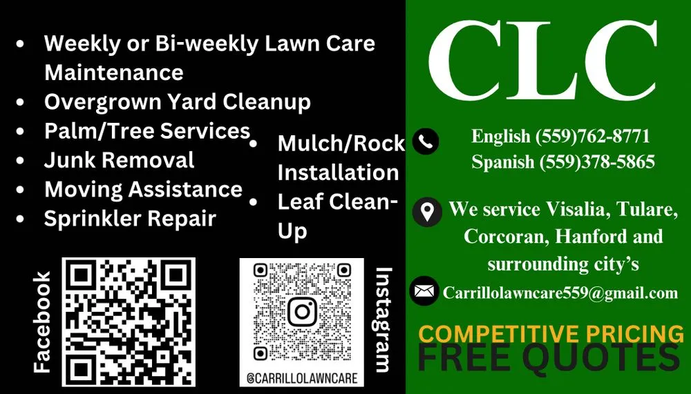 Professional garden landscaping experts serving Tulare, CA - Carrillo Lawn Care