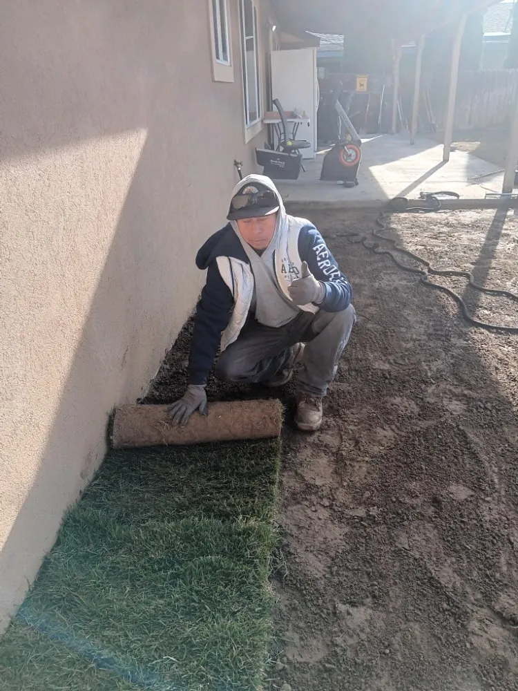 Professional lawn mowing service with custom design in Othello, WA by Carrillo's Landscaping Services