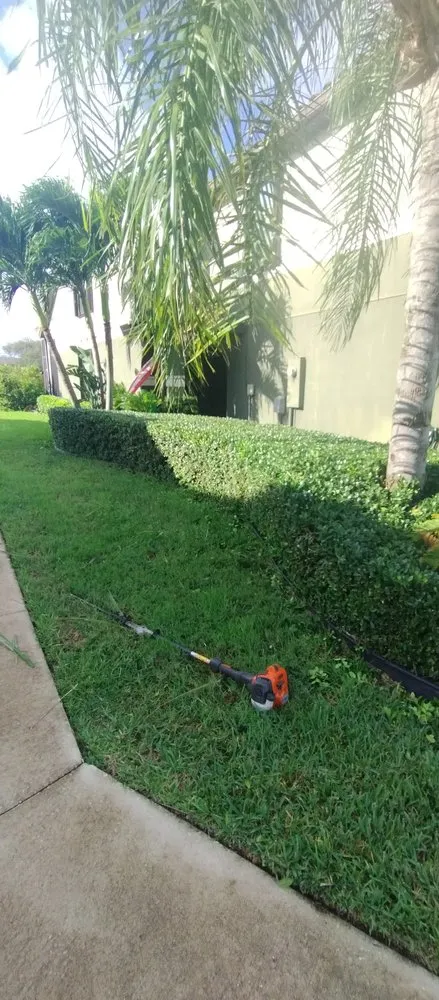 Expert yard cleanup service for homes in Melbourne, FL by Carr’s Complete Landscaping