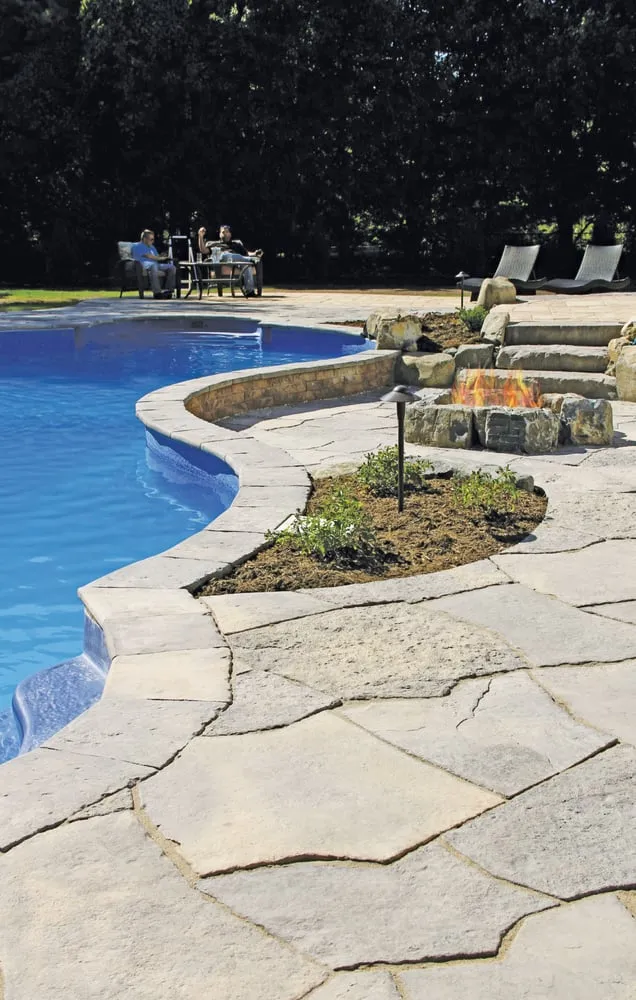 Local landscape installation in Huntington Station, NY - Carry Landscaping Design & Masonry