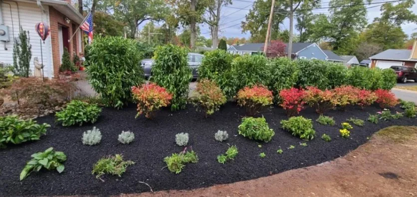 Custom landscape installation in Richfield, WI by Carsen Lawn Service