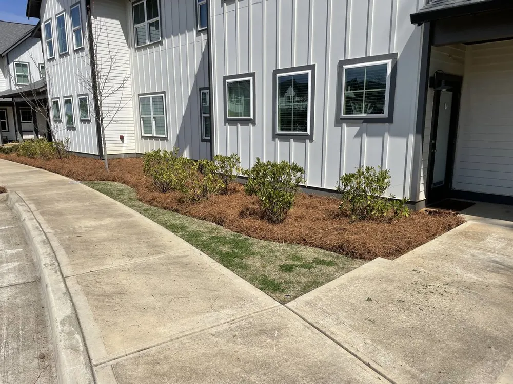 Custom landscape installation for residential properties in Columbus, GA by Carson’s Custom Cuts and Landscaping