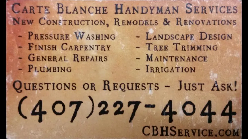 Reliable outdoor landscaping in Maitland, FL - Carte Blanche Handyman Services