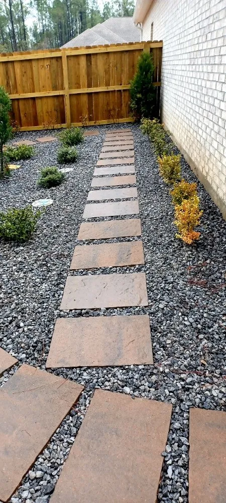 Custom landscape installation for residential properties across Diamondhead, MS - Carter's Custom Contracting