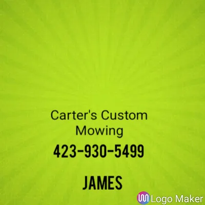 Carters Custom Mowing Logo