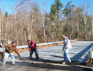 Custom landscaping services for year-round maintenance in Rutland, MA by Caruso Paving