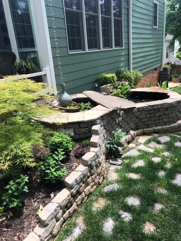 Professional landscape installation with custom design across Pittsboro, NC - Casa Verde