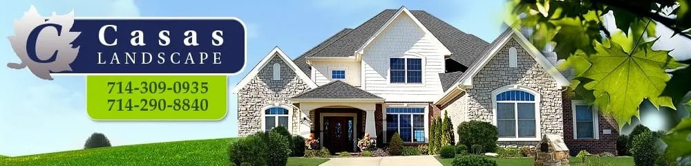 Custom outdoor landscaping for homes across Anaheim, CA - Casas Landscape