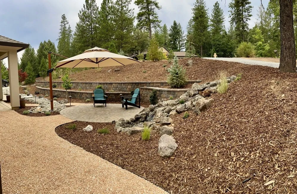 Reliable lawn mowing service with custom design in Meadow Vista, CA by Cascade Gardens