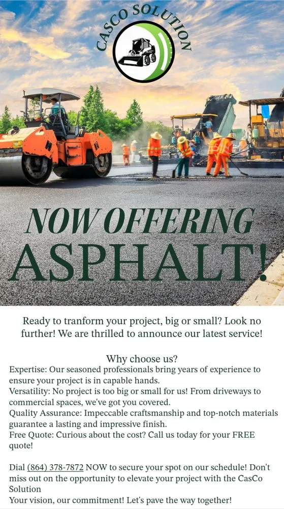 Local landscape installation in Greenville, SC by CasCo Solution