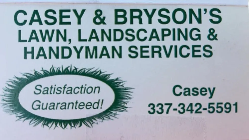 Expert lawn care service near you across Breaux Bridge, LA - Casey & Brysons Handyman Services