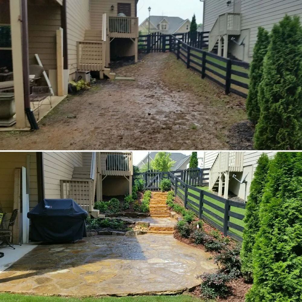Local residential landscaping for homes in Cumming, GA by Casey Scapes