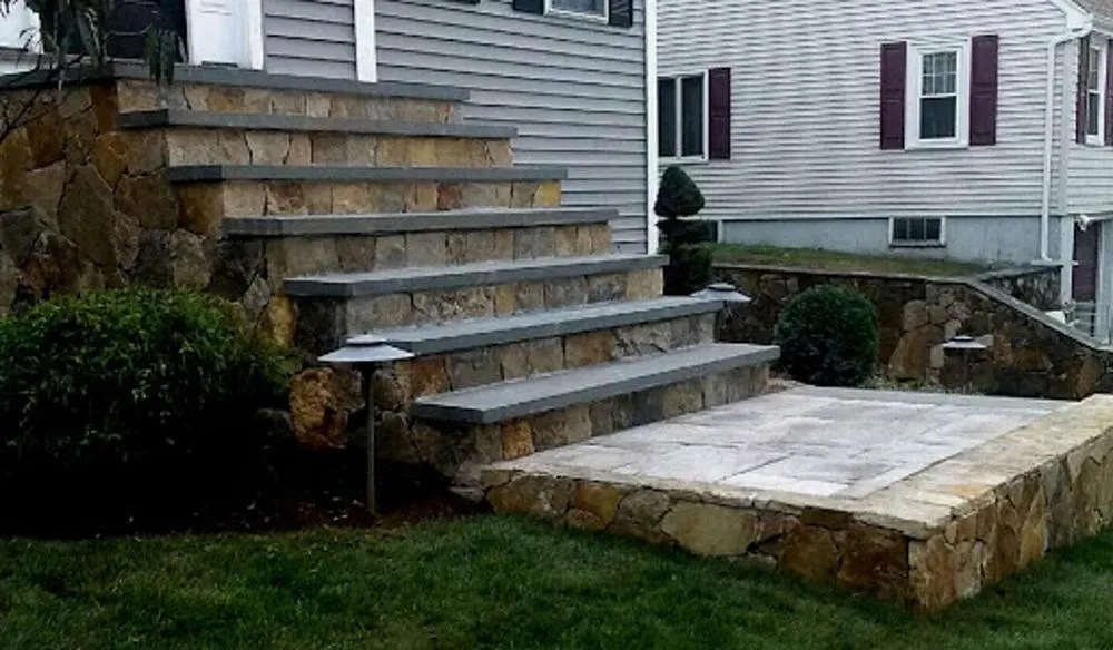 Custom yard cleanup service in Woburn, MA by Cassidy Landscaping & Masonry