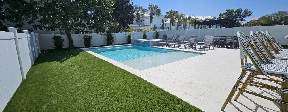 Custom lawn mowing service for residential properties in Fort Walton Beach, FL by Cast Away Lawn Care