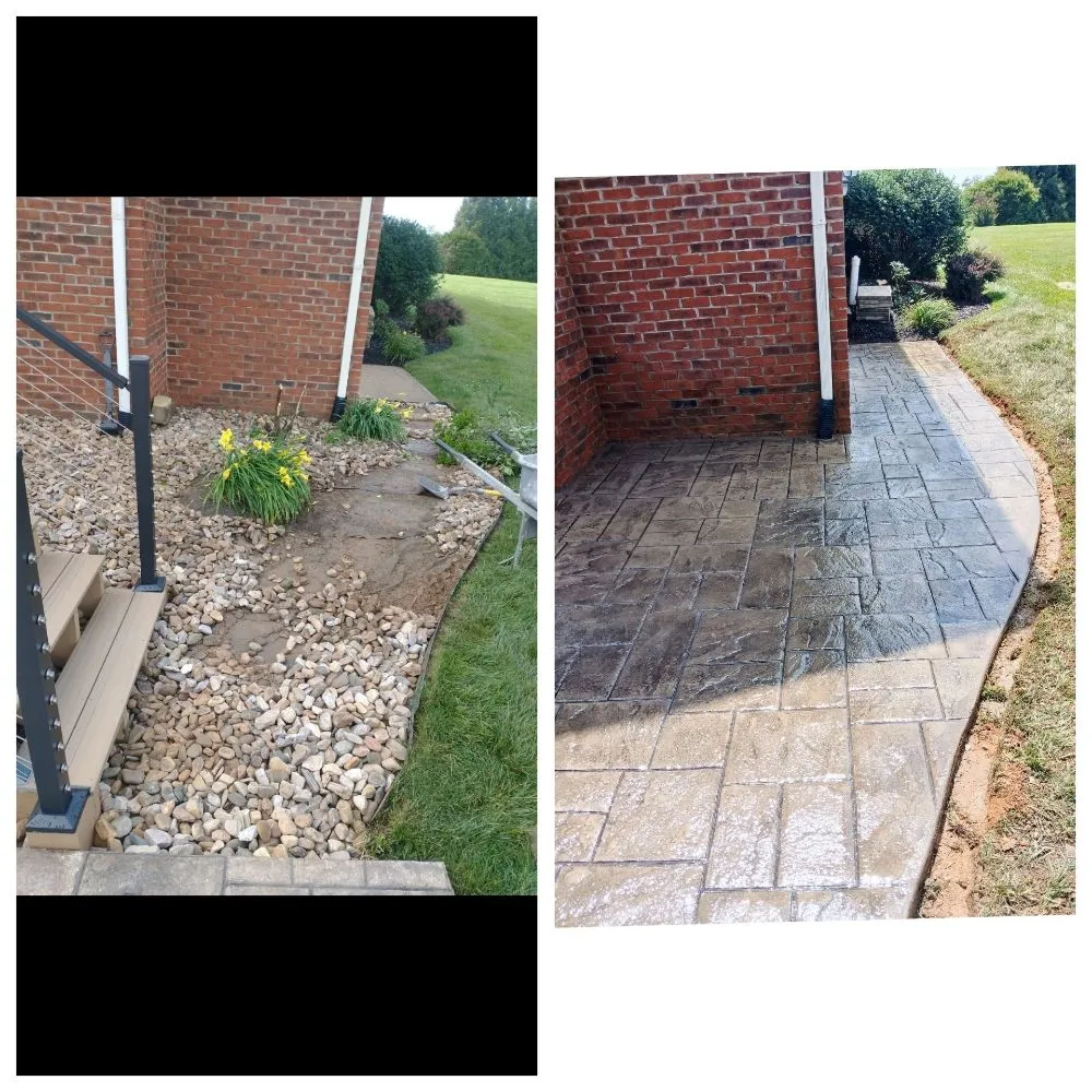 Professional yard cleanup service for outdoor upgrades in Mount Crawford, VA by Castaneda Concrete & Landscaping