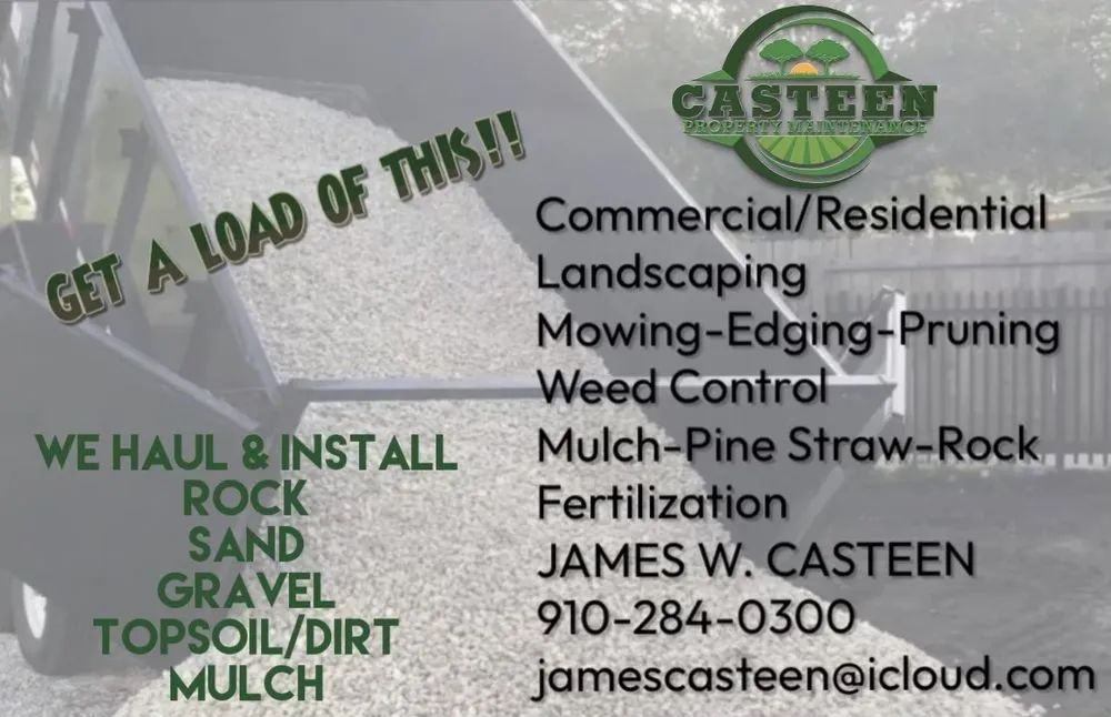 Custom landscape design experts serving Wallace, NC - Casteen Property Maintenance