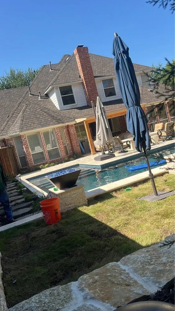 Affordable garden landscaping with custom design in Fort Worth, TX by Castellanos landscaping