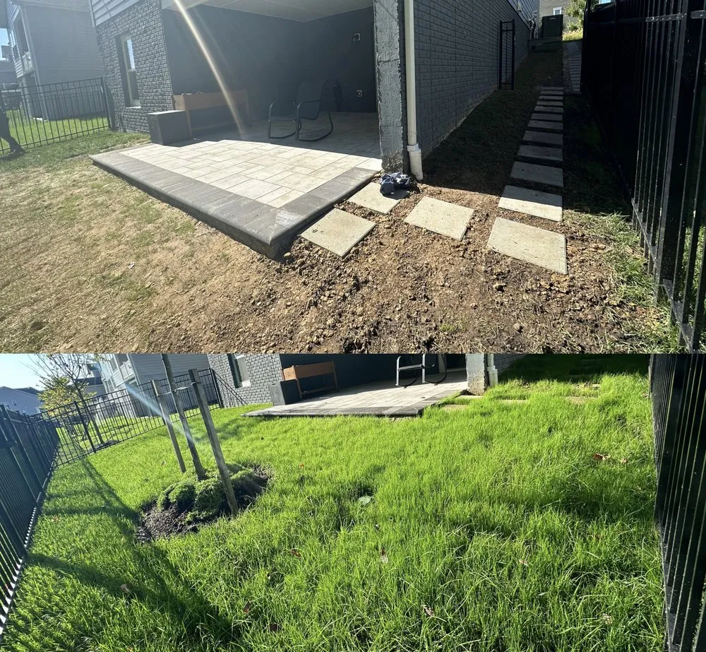 Local landscape installation in Woodbridge, VA by Castellanos Landscaping