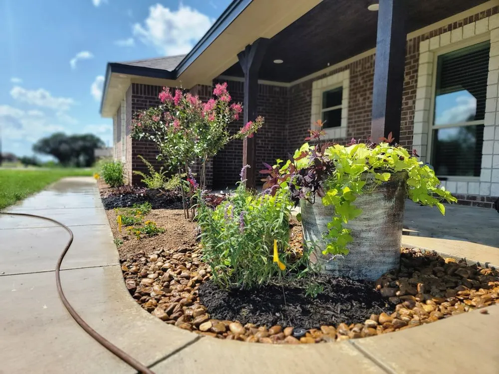 Affordable landscape design in Killeen, TX by Castillo Irrigation