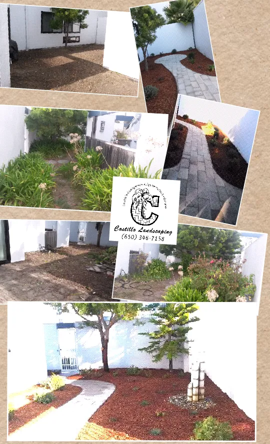 Local garden landscaping with custom design in Redwood City, CA by Castillo Landscaping & Tree Services