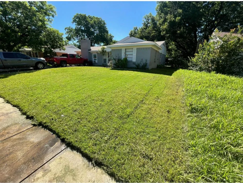 Expert lawn mowing service for beautiful yards across Mesquite, TX - Castillo Lanscape