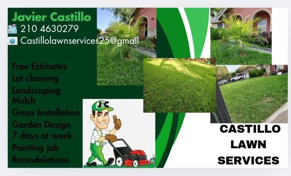 Professional landscape installation with custom design in San Antonio, TX by Castillo Lawn Services