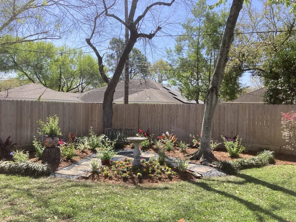 Expert landscaping services in Rosharon, TX by Castle Exterior Design