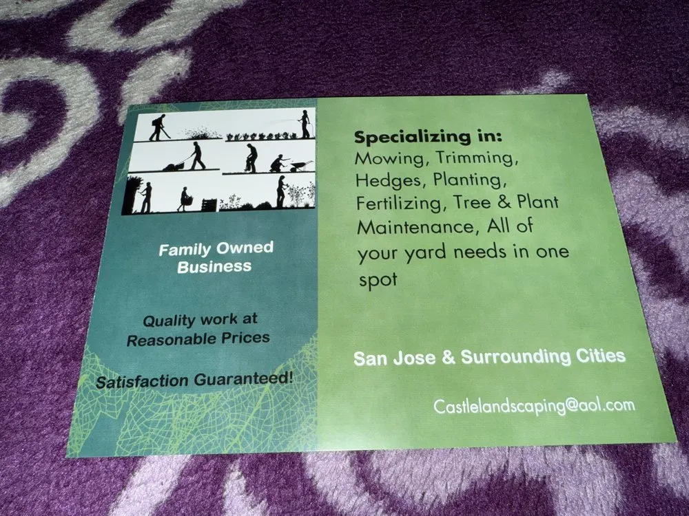 Professional landscape design for beautiful yards in San Jose, CA by Castle Landscaping