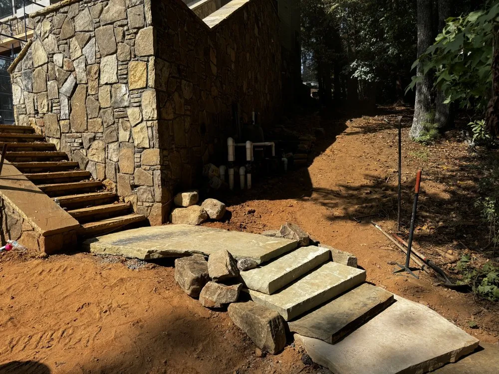 Affordable yard cleanup service with custom design in Dallas, GA by Castle Outdoor