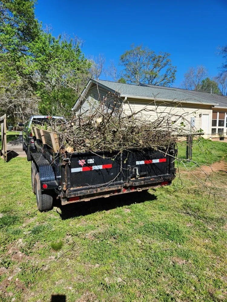 Custom garden landscaping in York, SC by Castle's Lawn Care