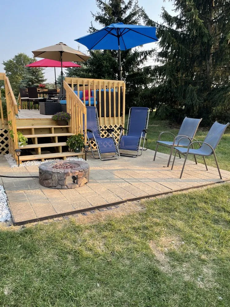 Custom outdoor landscaping for residential properties in Grove City, OH by Casto Precision Lawn & Landscaping