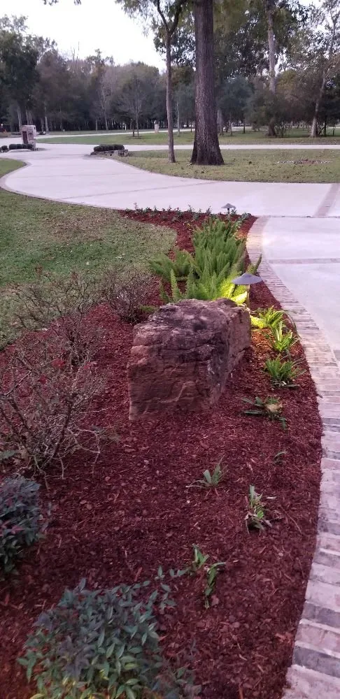 Affordable outdoor landscaping for homes across Cypress, TX - Castores Landscape