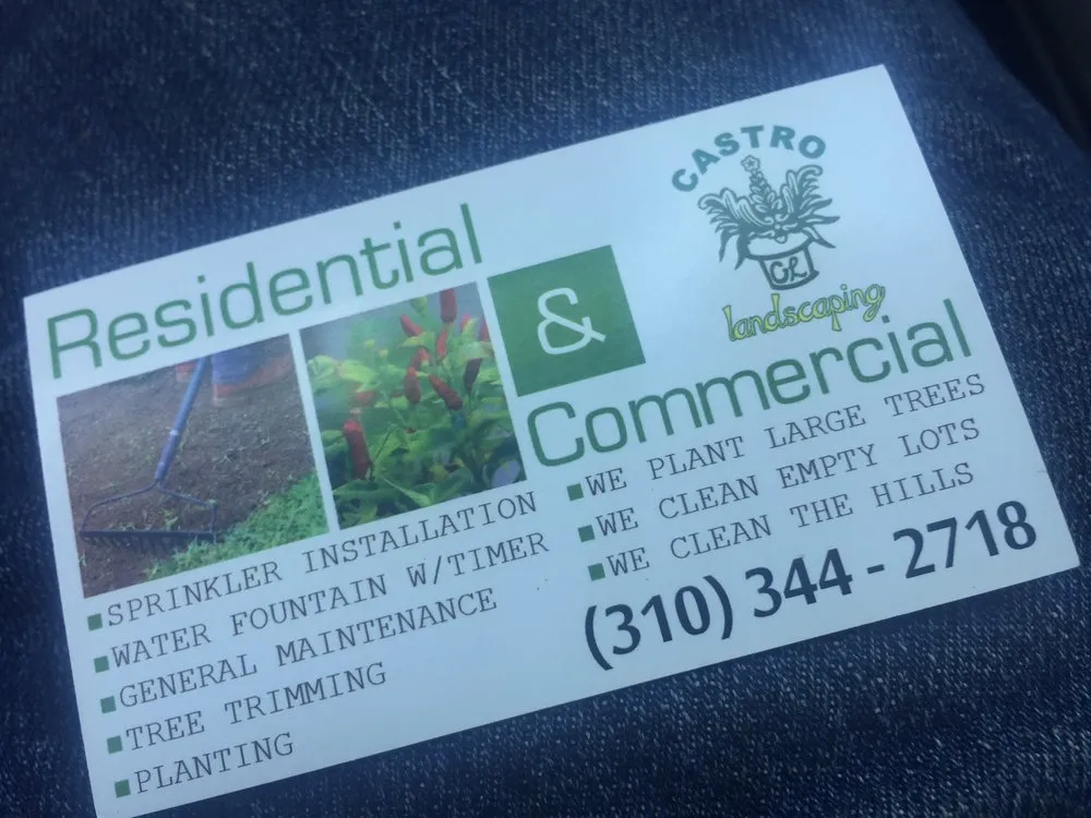 Expert outdoor landscaping in Los Angeles, CA - Castro Landscaping Service