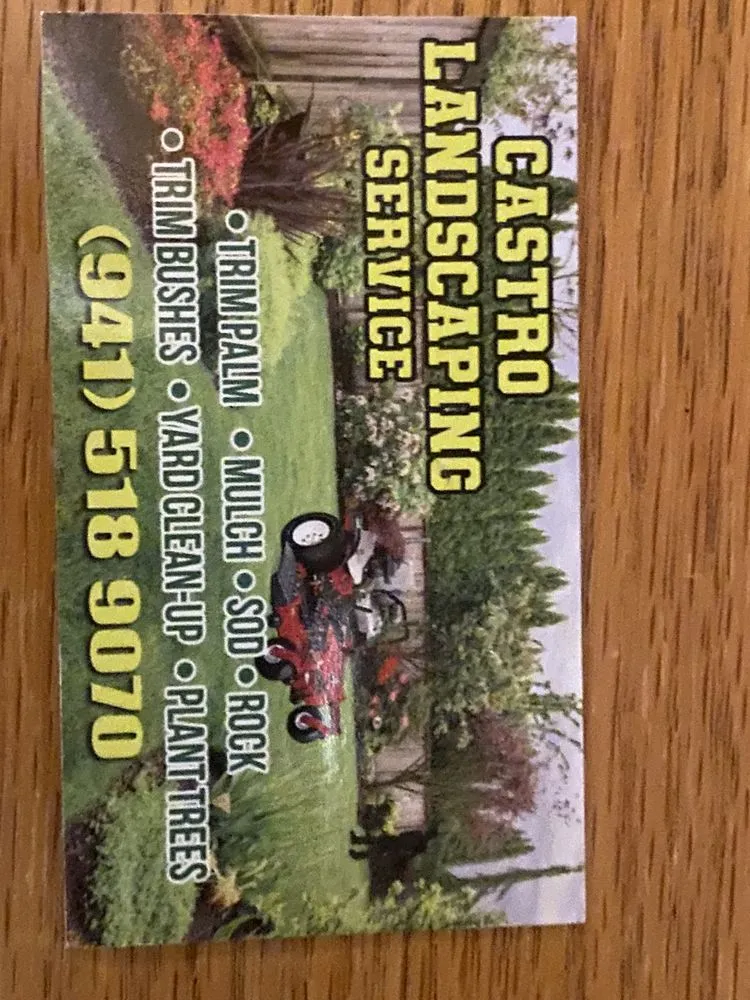 Local garden landscaping experts serving Palmetto, FL - Castro Landscaping Service