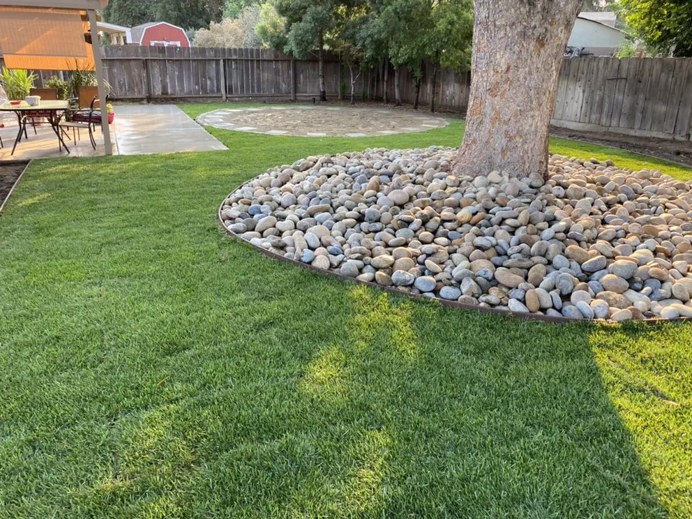 Local landscape installation in Modesto, CA by Castro's Landscaping