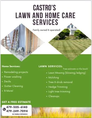Castros Lawn And Home Care Logo