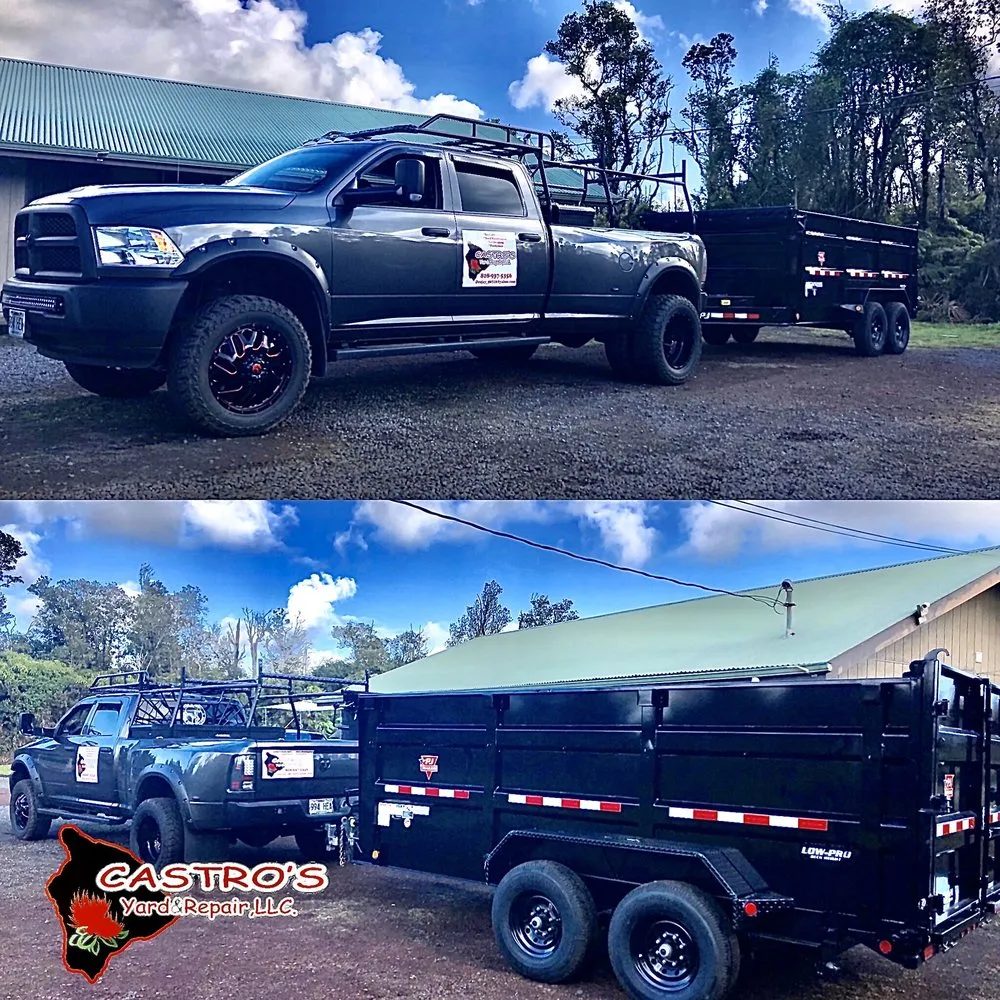 Top-rated yard cleanup service for beautiful yards across Mountain View, HI - Castros yards & repairs
