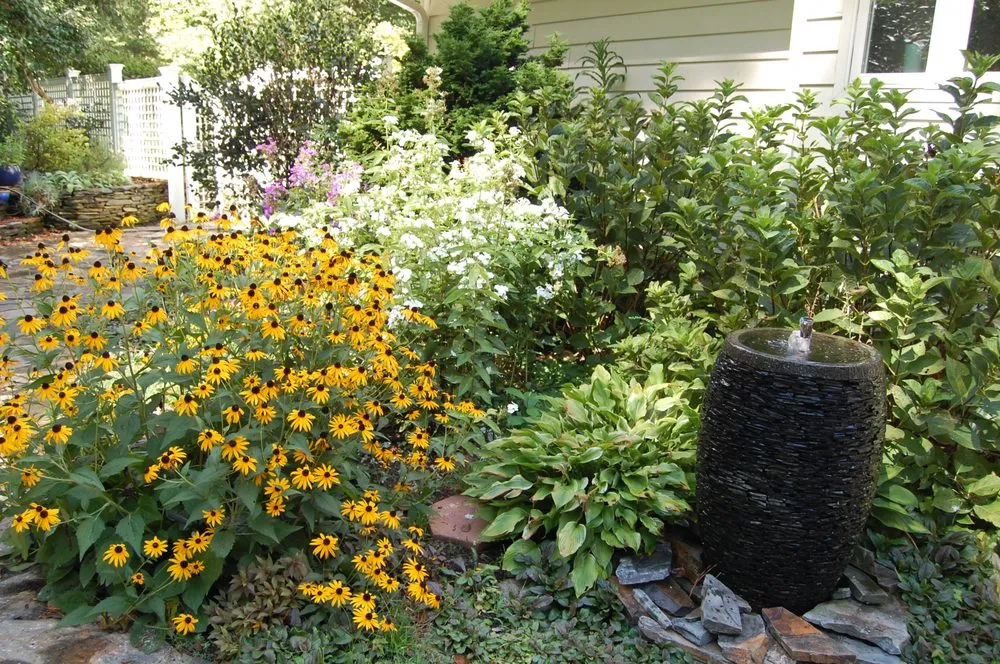 Custom garden landscaping for residential properties in Raleigh, NC by Cat Valand Landscape Design