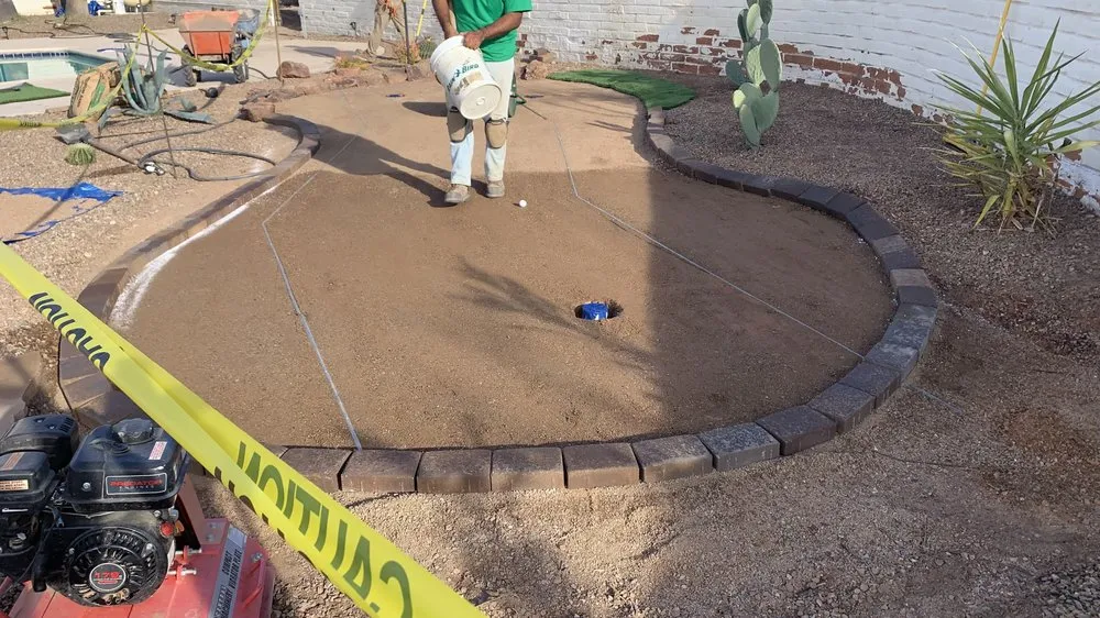 Affordable landscape installation in Tucson, AZ by Catalina Mountain Landscaping