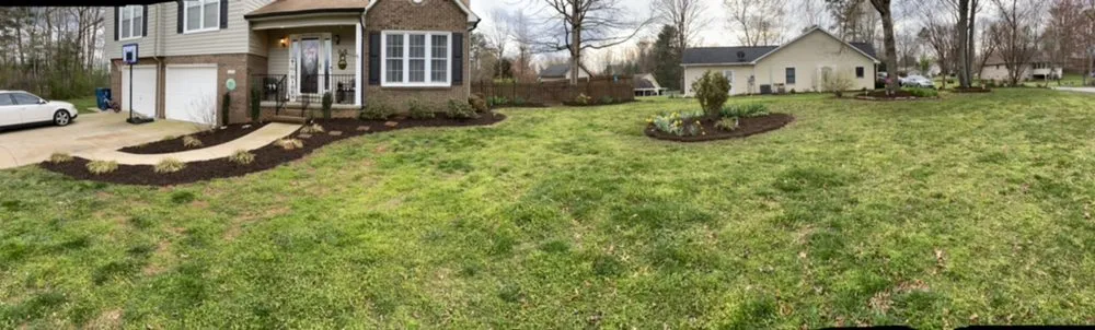 Custom residential landscaping in Taylorsville, NC by Catawba Landscaping